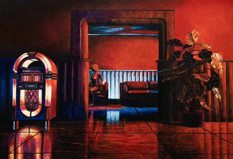 "1984" Oil on canvas 80 x 55