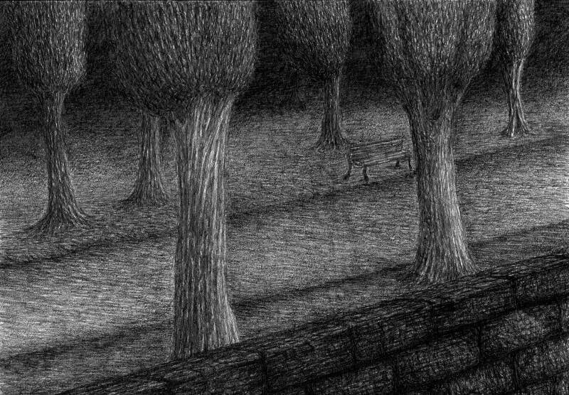 Pen on paper. 29 x 20