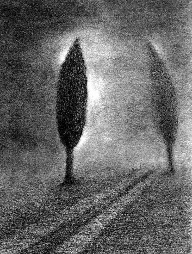 Pencil on paper. 29 x 20
