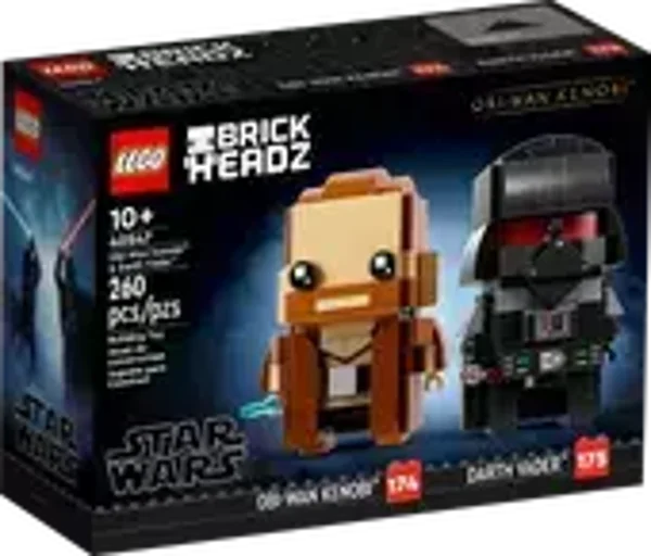 LEGO  Brickheadz 40547 Star Wars Obi-Wan Kenobi & Darth Vader