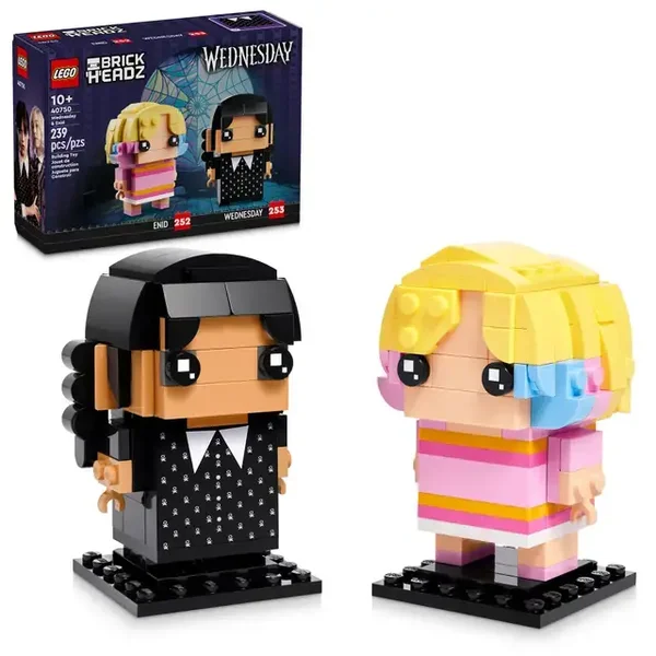 LEGO Brickheadz 40750 Wednesday en Enid