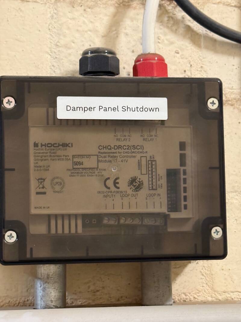 100x20 Label with adhesive 