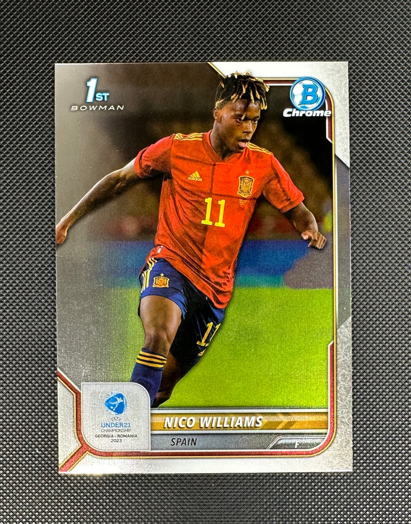 Nico Williams Topps Bowman Chrome 2022 Road to UEFA Under21 EuroChampionship  #131