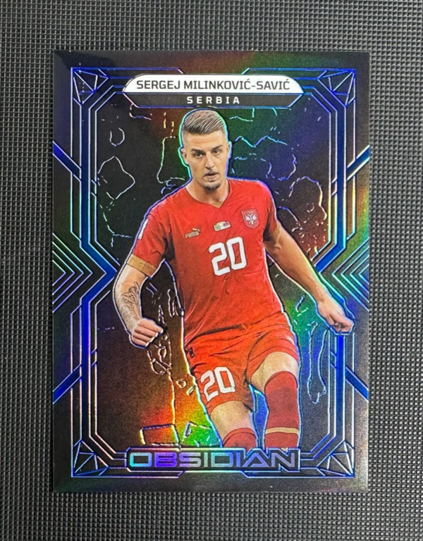 Sergej Milinković Savić /20 Panini Obsidian 2022/23 Blue Electric Etch #177