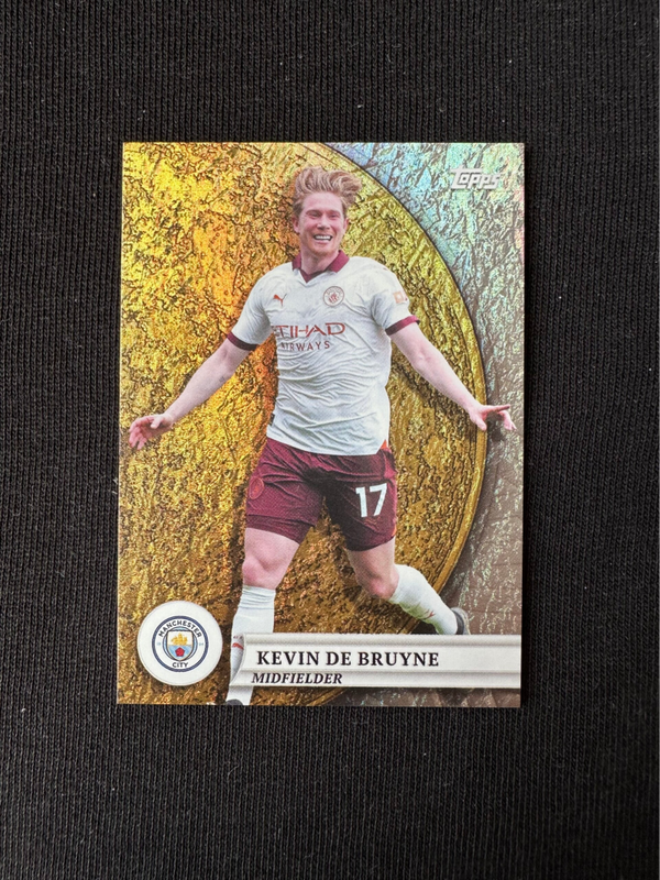 Kevin De Bruyine Topps Blue Moon 2024/25 Gold Moon Midfielder #43