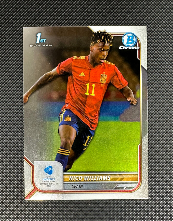 Nico Williams Topps Bowman Chrome 2022 Road to UEFA Under21 EuroChampionship  #131