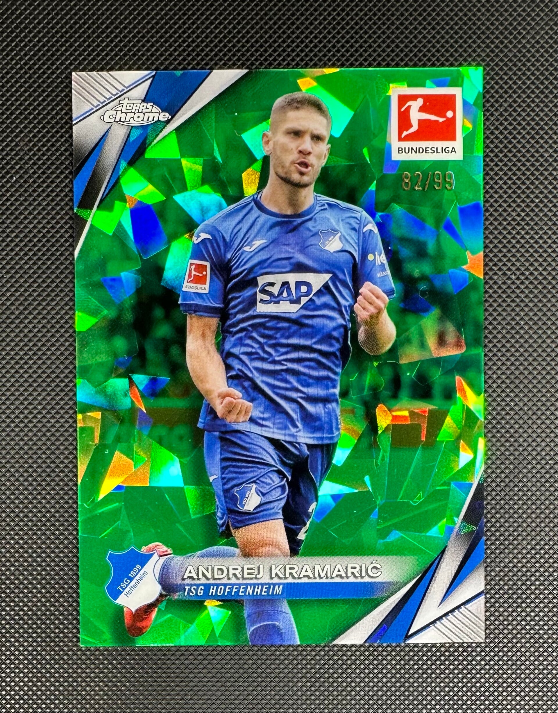 Andrej Kramarić /99 Topps Chrome Bundesliga 2024/25 Green Refractor #50 TSG HOFFENHEIM