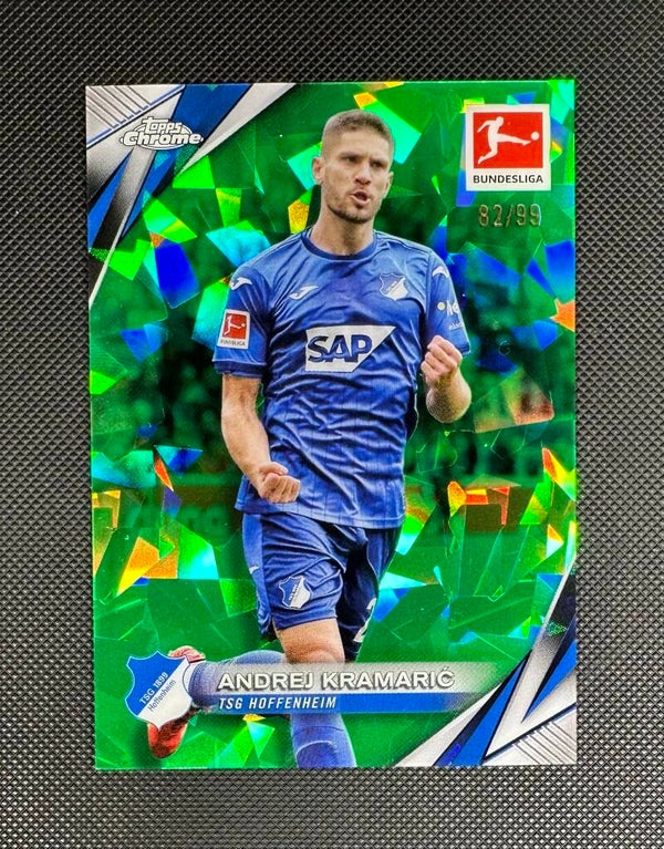 Andrej Kramarić /99 Topps Chrome Bundesliga 2024/25 Green Refractor #50 TSG HOFFENHEIM