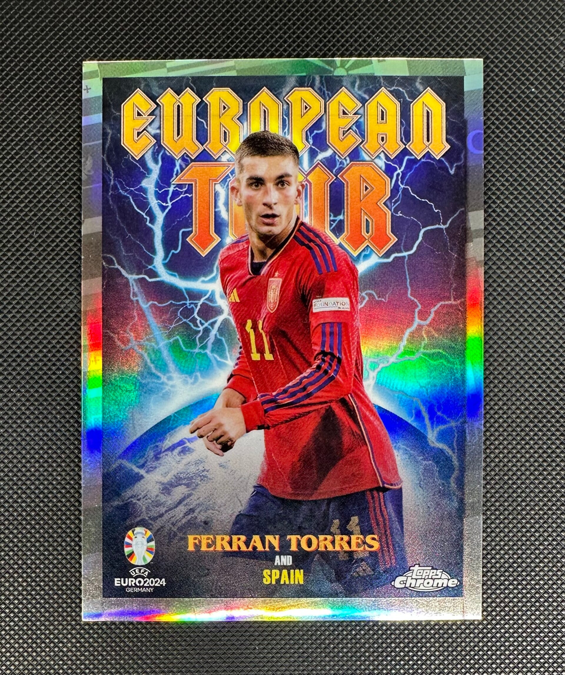 Ferran Torres Topps Chrome UEFA Euro 2024 European Tour #ET-11