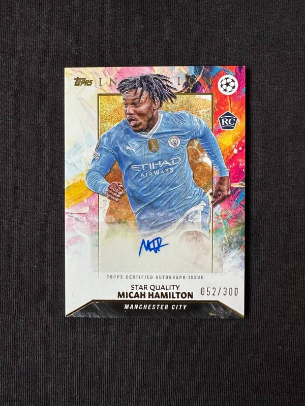 Micah Hamiton /300 Rookie Auto Topps Inception UEFA CC 2023/24 Star Quality #SQA-MH