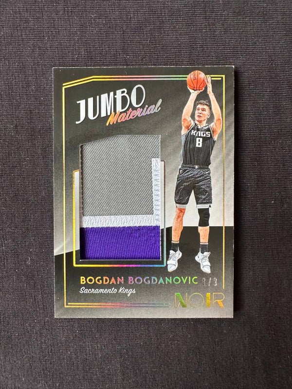 Bogdan Bogdanović /9 Patch-Worn Panini Noir Basketball 2018/19 Jumbo Material #JM-BGB