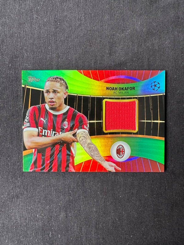 Noah Okafor Patch-Worn /199 Topps UEFA CC 2024/25 Superstar Relic #SR-NO