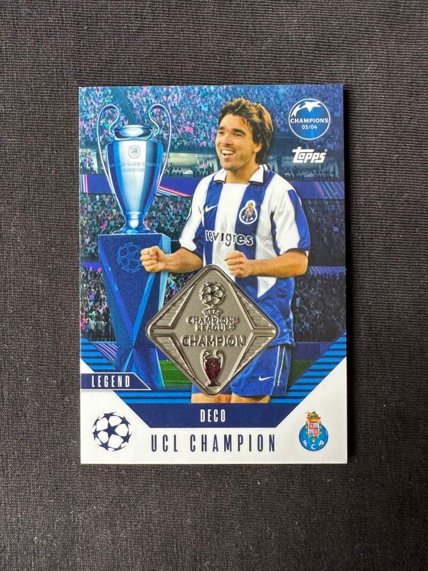 Deco Topps Match Attax 2024/25 Ucl Champion Relic #UCLC-DEC