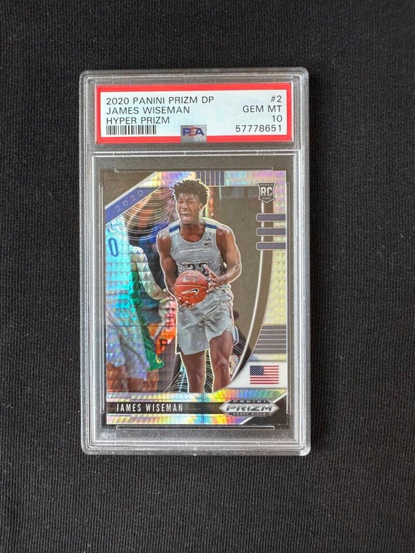 James Wiseman PSA10 Panini Prizm 2020 Hyper Prizm #2
