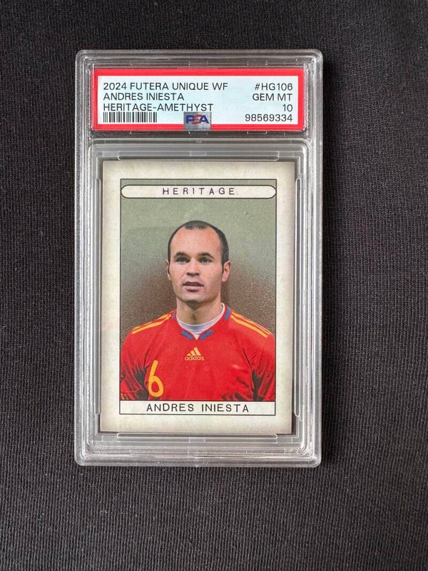Andres Inesta /29 PSA10 Futera Unique 2024 Heritage #HG106
