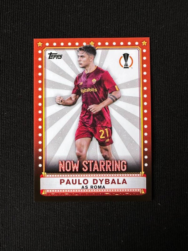 Paulo Dybala Topps UEFA CC 2023 Now Starring #NS-13