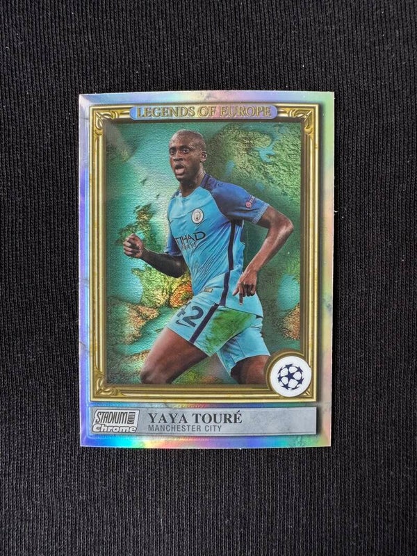 Yaya Toure Topps Stadium Club Chrome 2023/24  Legends Of Europe #LE-YT