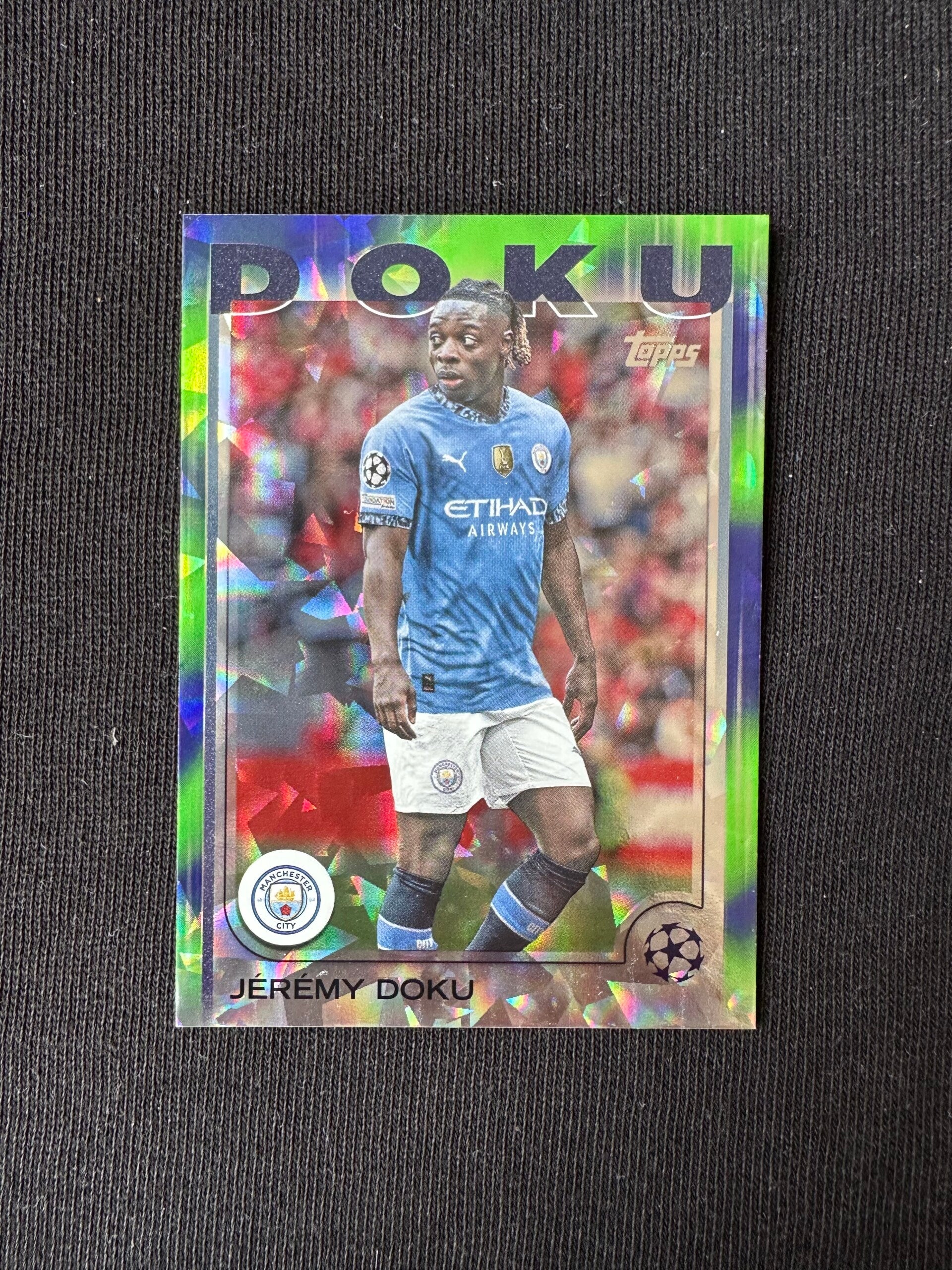 Jérémy Doku Topps UEFA CC 2024/25 Northern Lights #69
