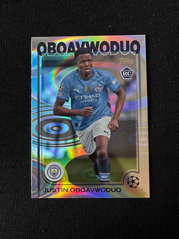Justin Oboavwoduo Rookie Topps UEFA Club Competition 2024/25 Raindrops #144