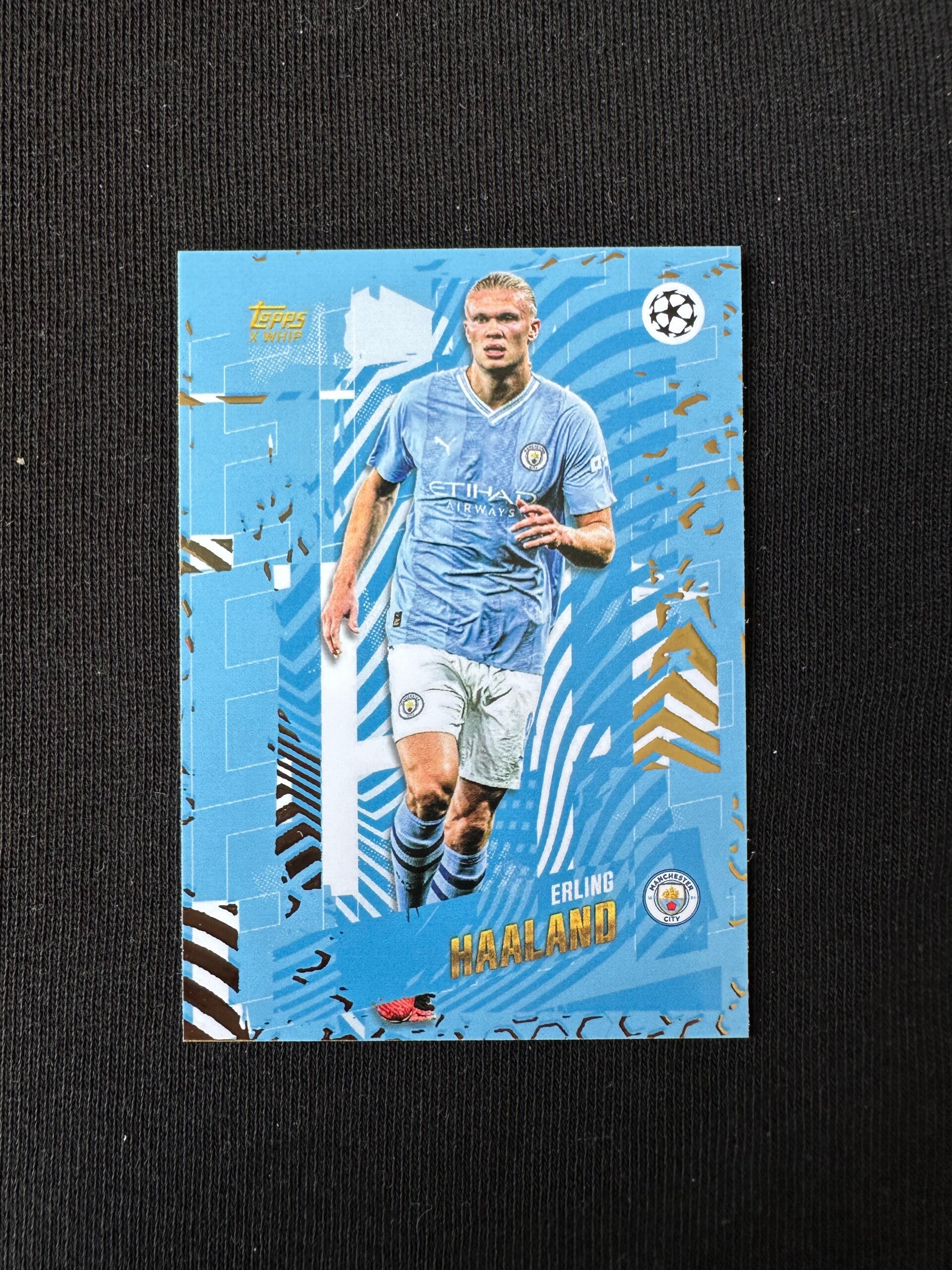 Erling Haaland Topps x Whip Gold UEFA Club Competitions 2023/24