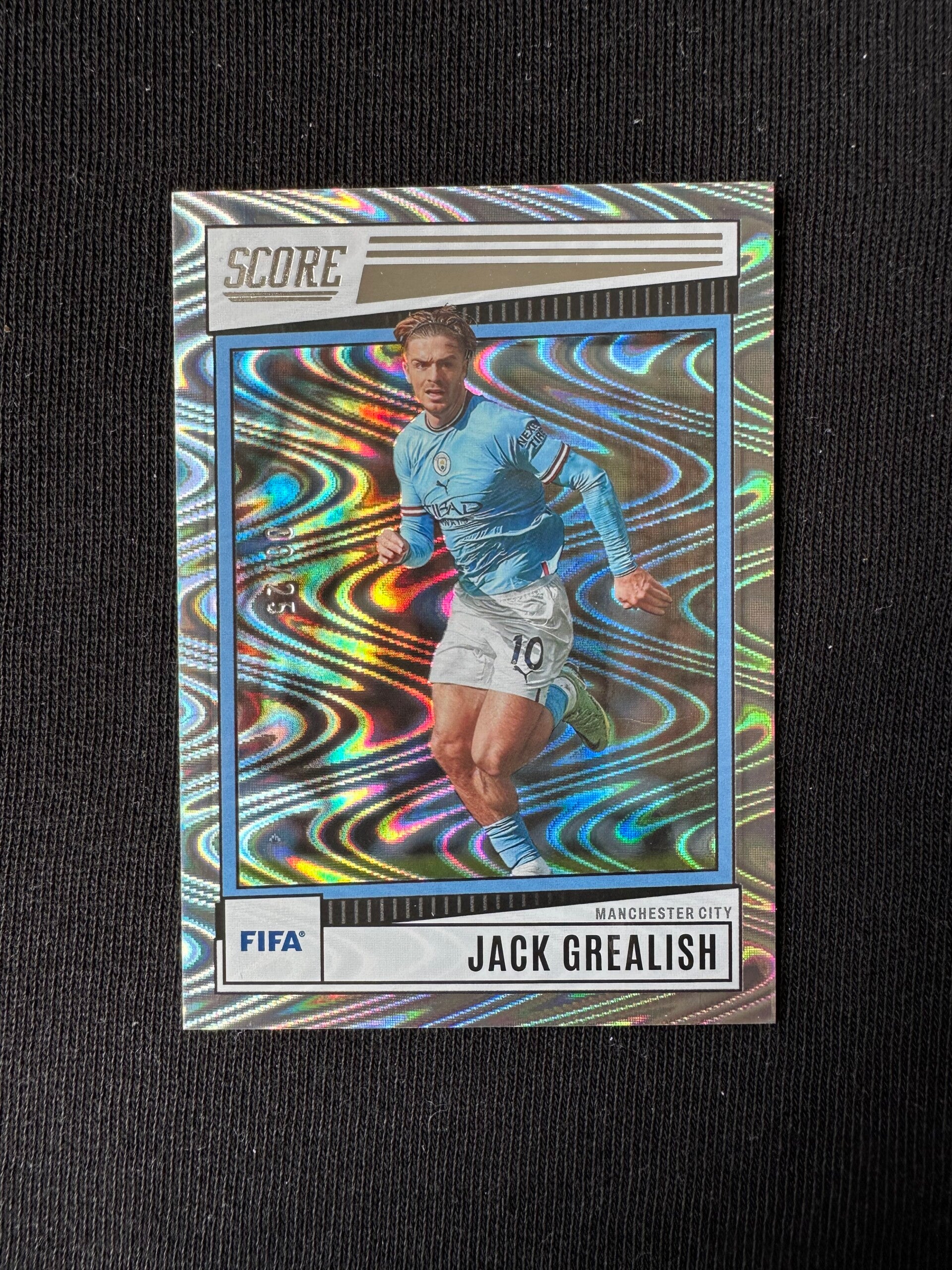 Jack Grealish /25 Panini Score FIFA 2022/23 Silver Swirl #178