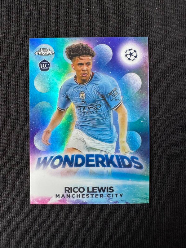 Rico Lewis Rookie Topps Chrome 2023/24 Wonderkids #W-5