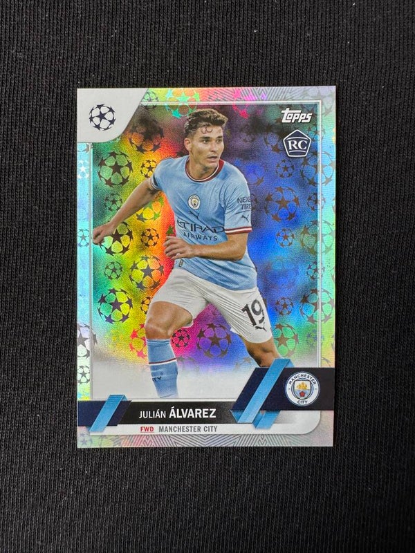 Julian Alvarez Rookie Topps UEFA Champions League 2023/24 Starball Foil #68