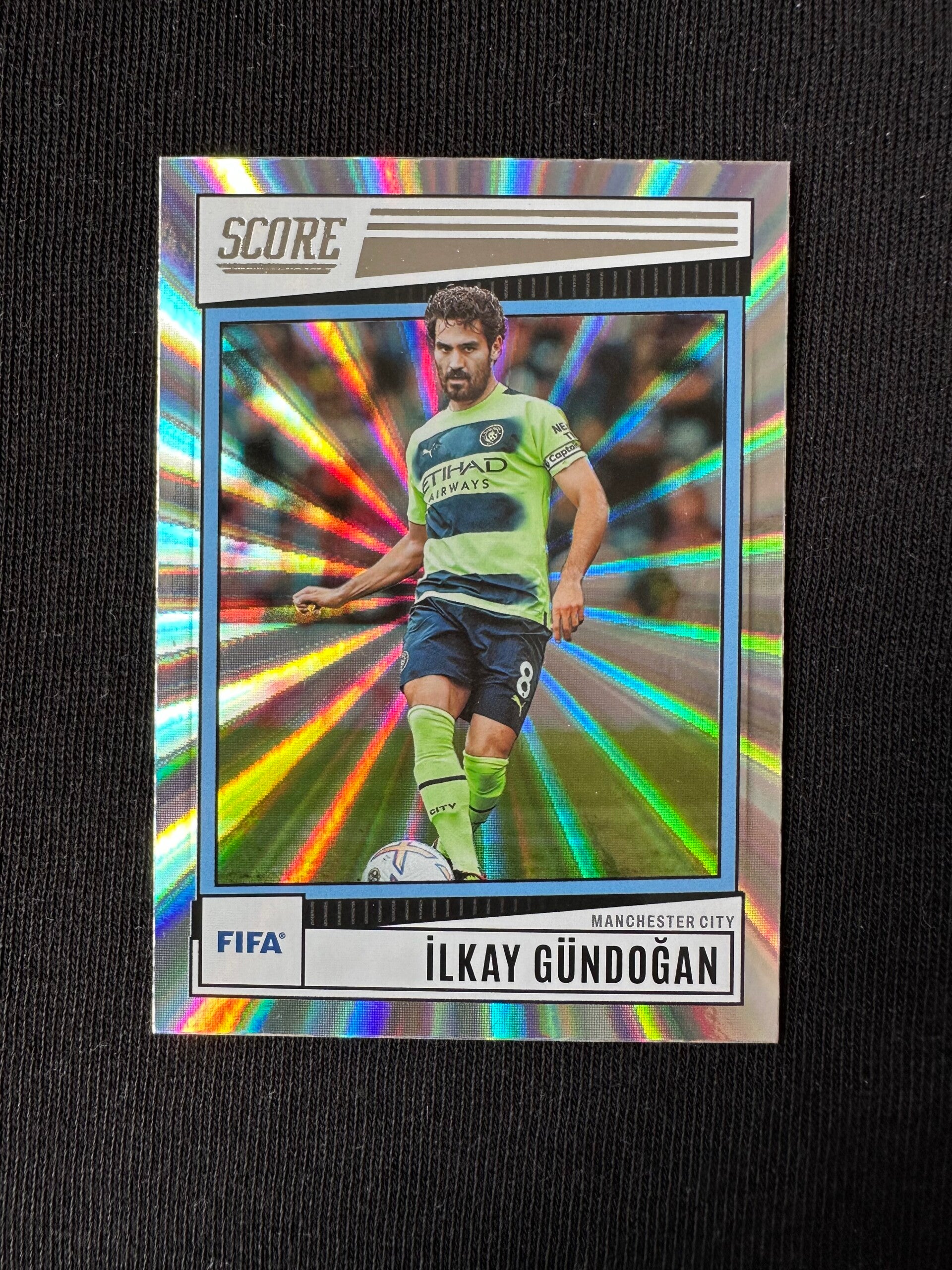 Ilkay Gundogan Panini Score Fifa Soccer 2022/23 Lazer #177