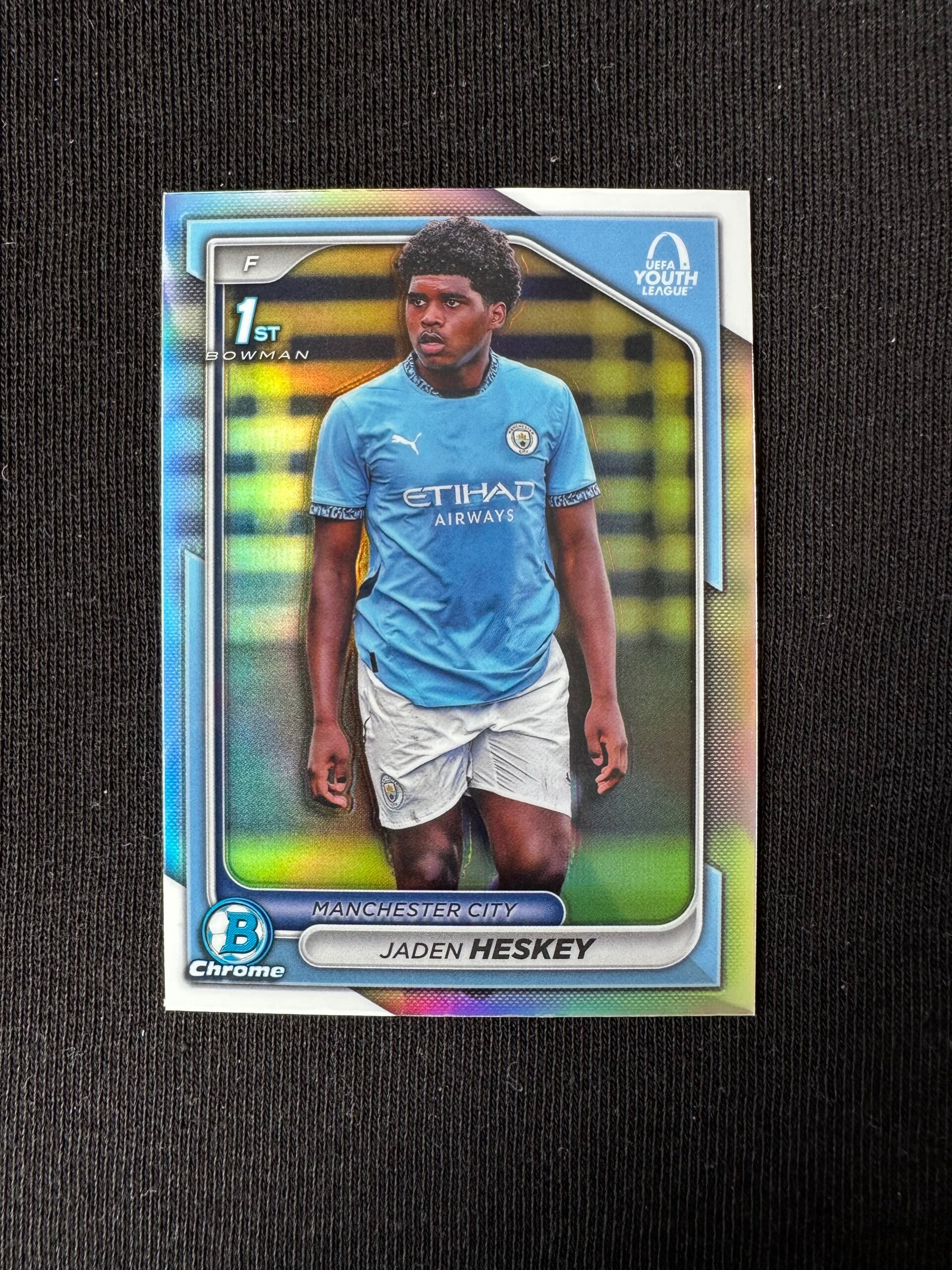 Jaden Heskey Topps Chrome UEFA CC 2025 Youth League- 1st Bowman #BU-JH