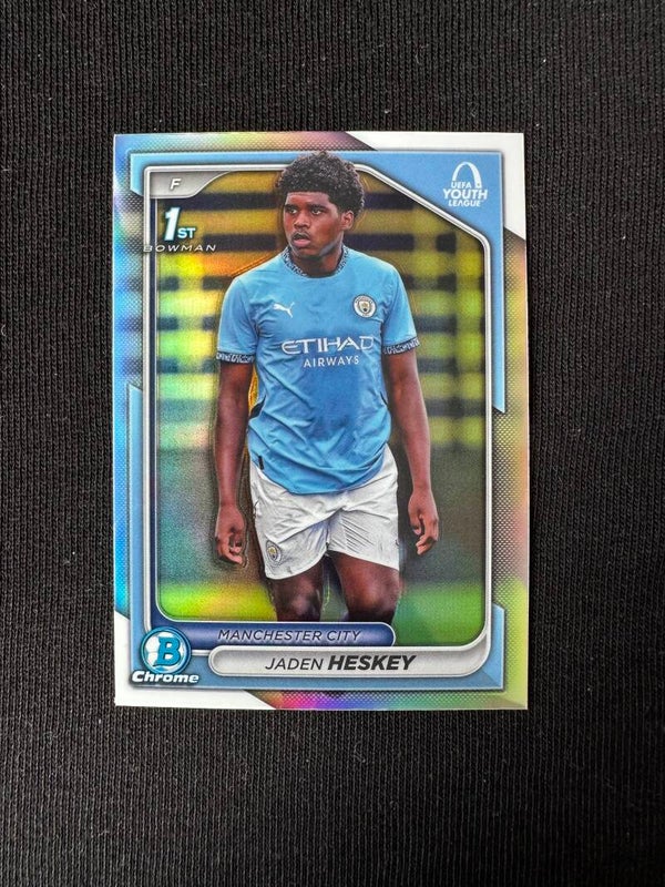 Jaden Heskey Topps Chrome UEFA CC 2025 Youth League- 1st Bowman #BU-JH
