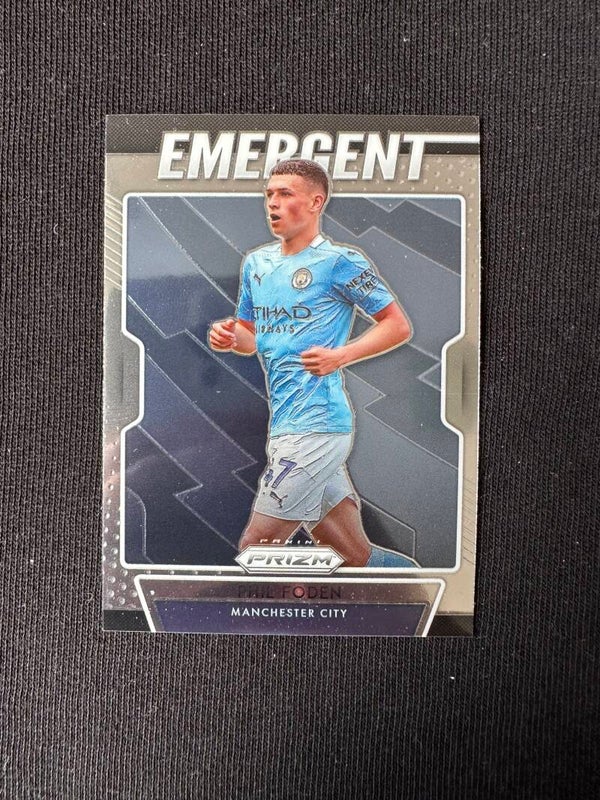Phil Foden Panini Prizm Premier League 2020/21  Emergent #7 MANCHESTER CITY