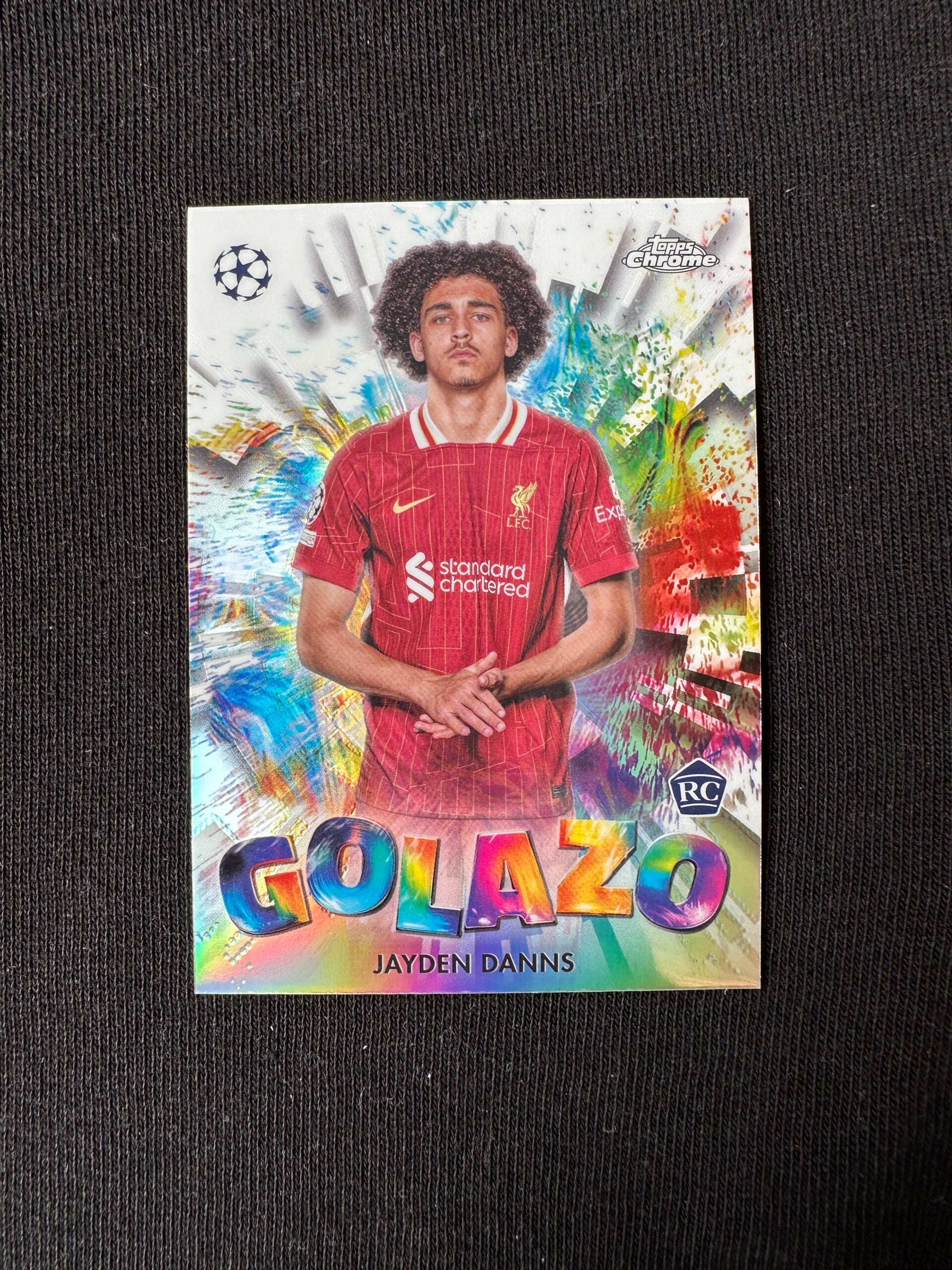 Jayden Danns RookieTopps UEFA Champions League 2025 Golazio #GZ-6