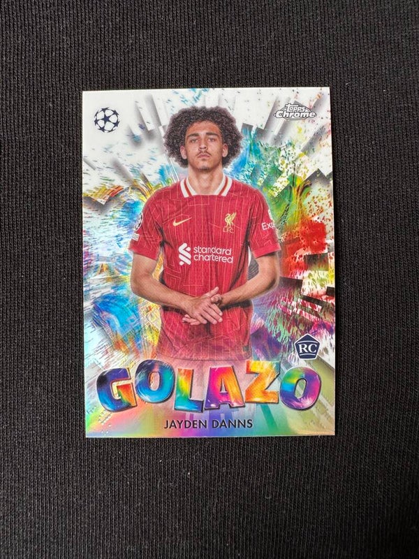 Jayden Danns RookieTopps UEFA Champions League 2025 Golazio #GZ-6