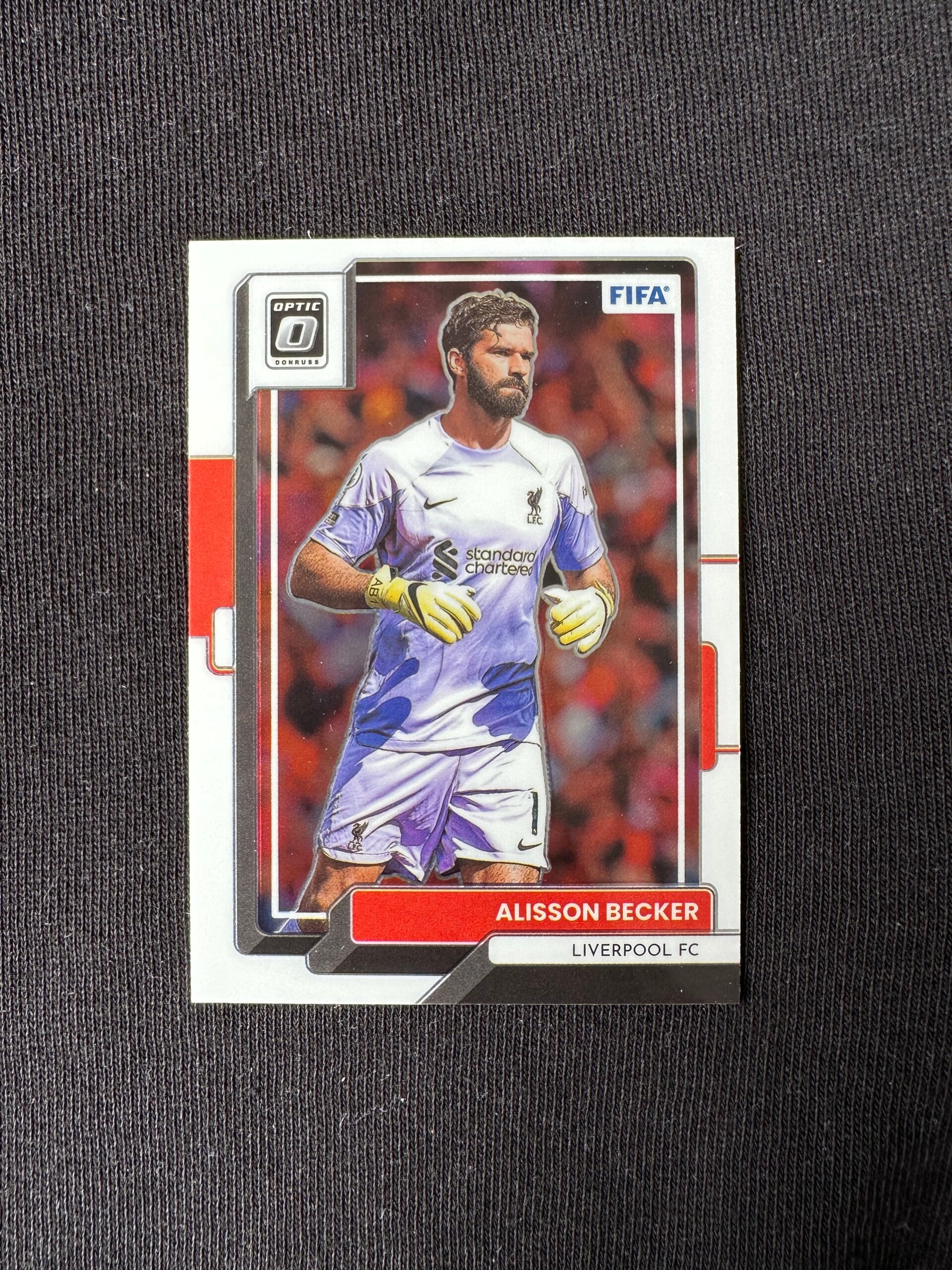 Alisson Becker Panini Donrus Soccer 2022/23 Optic #74