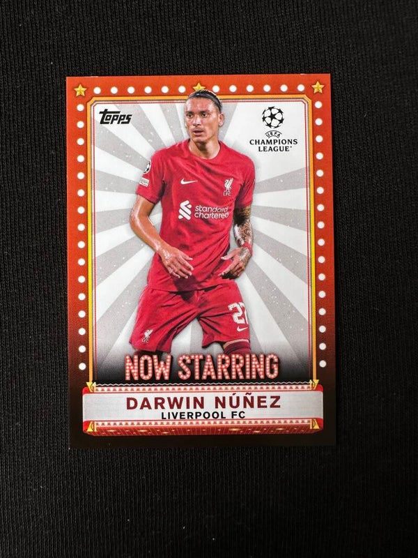 Darwin Nunez Topps UEFA Club Competition 2023/24 Now Starring #NS-8