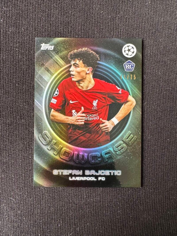 Stefan Bajčetić /75 Rookie Topps Showtime 2023 Showcase
