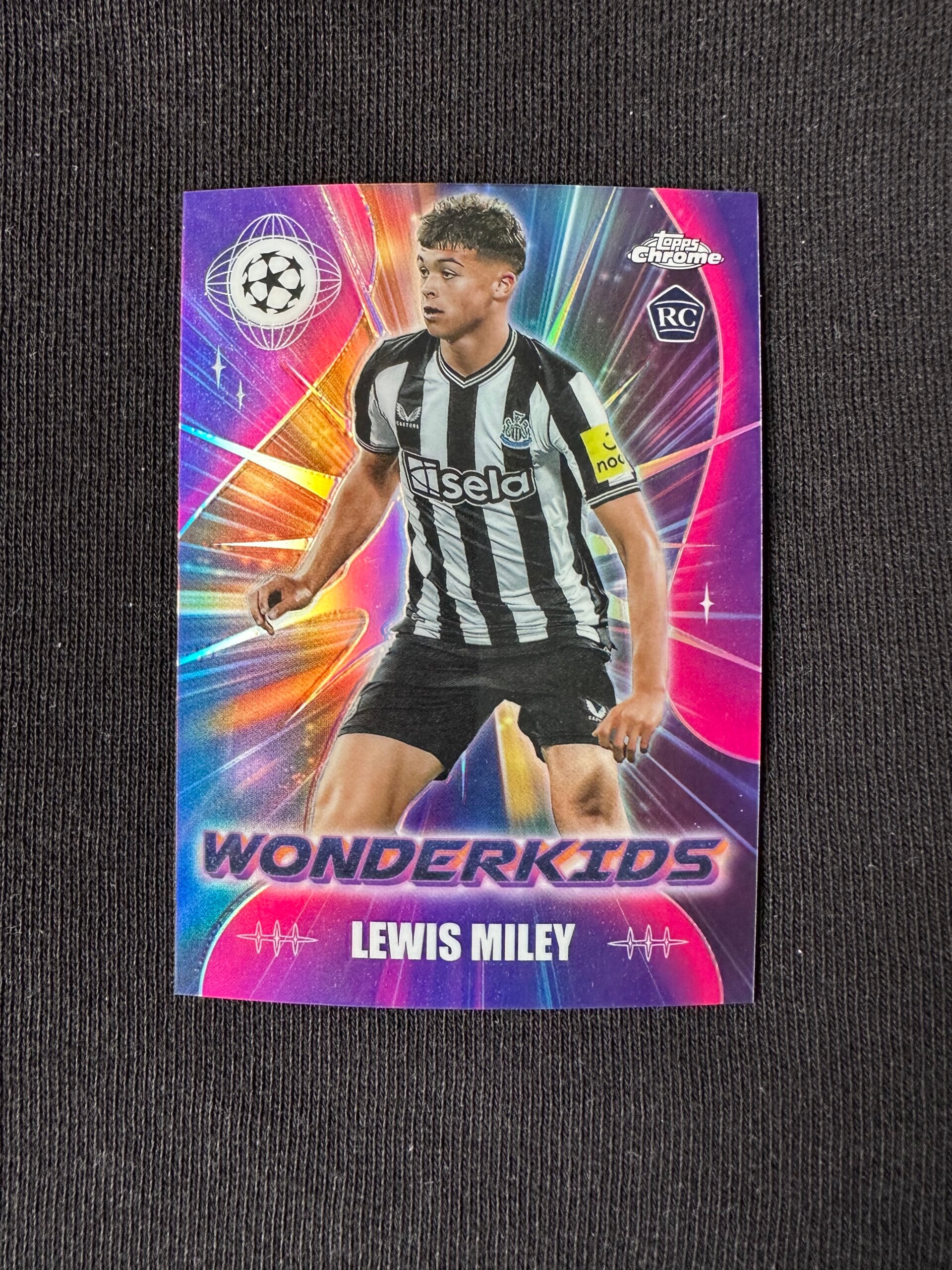 Lewis Miley Rookie Topps Chrome 2024 Wonderkids #WK-6