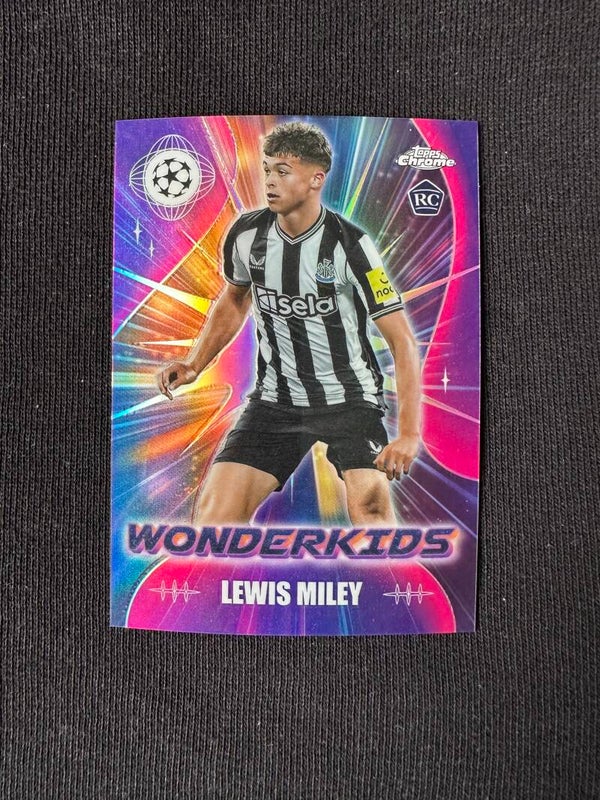 Lewis Miley Rookie Topps Chrome 2024 Wonderkids #WK-6