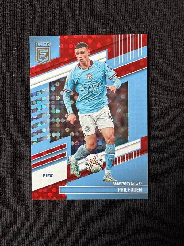 Phil Foden Panini Donruss Elite Fifa 2022/23 Disco Red Blue #138