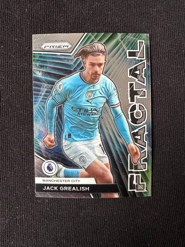 Jack Grealish Panini Prizm Premier League 2022/23 Fractal #28