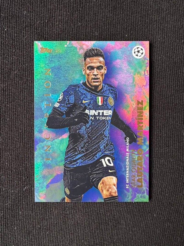 Lautaro Martínez Topps Inception UEFA 2022 Star Quality