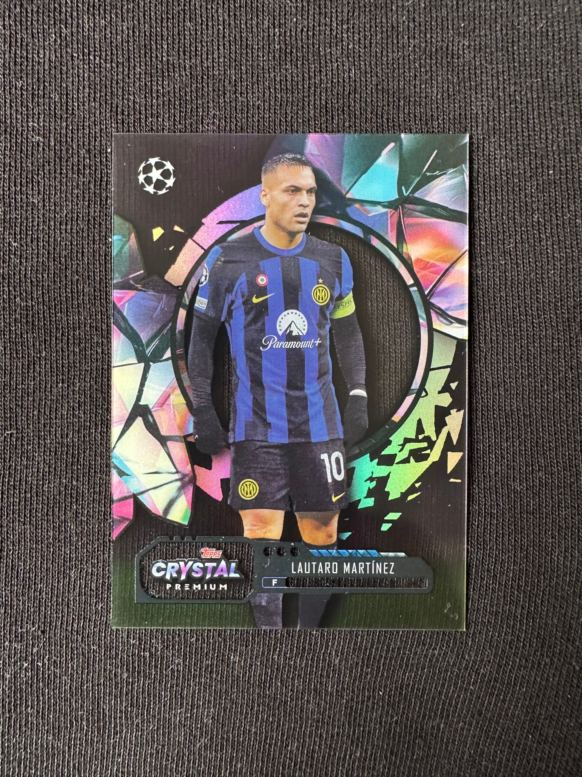 Lautaro Martínez Topps Crystal Premium UEFA 2024 #68