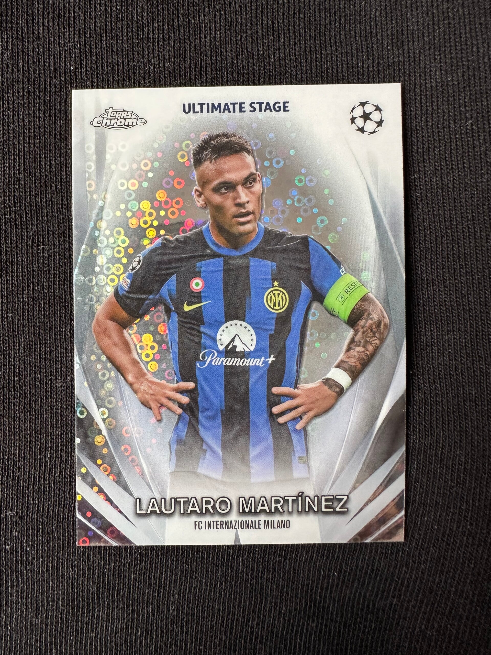 Lautaro Martínez Topps Chrome UEFA 2023/24 Ultimate Stage #USC-26