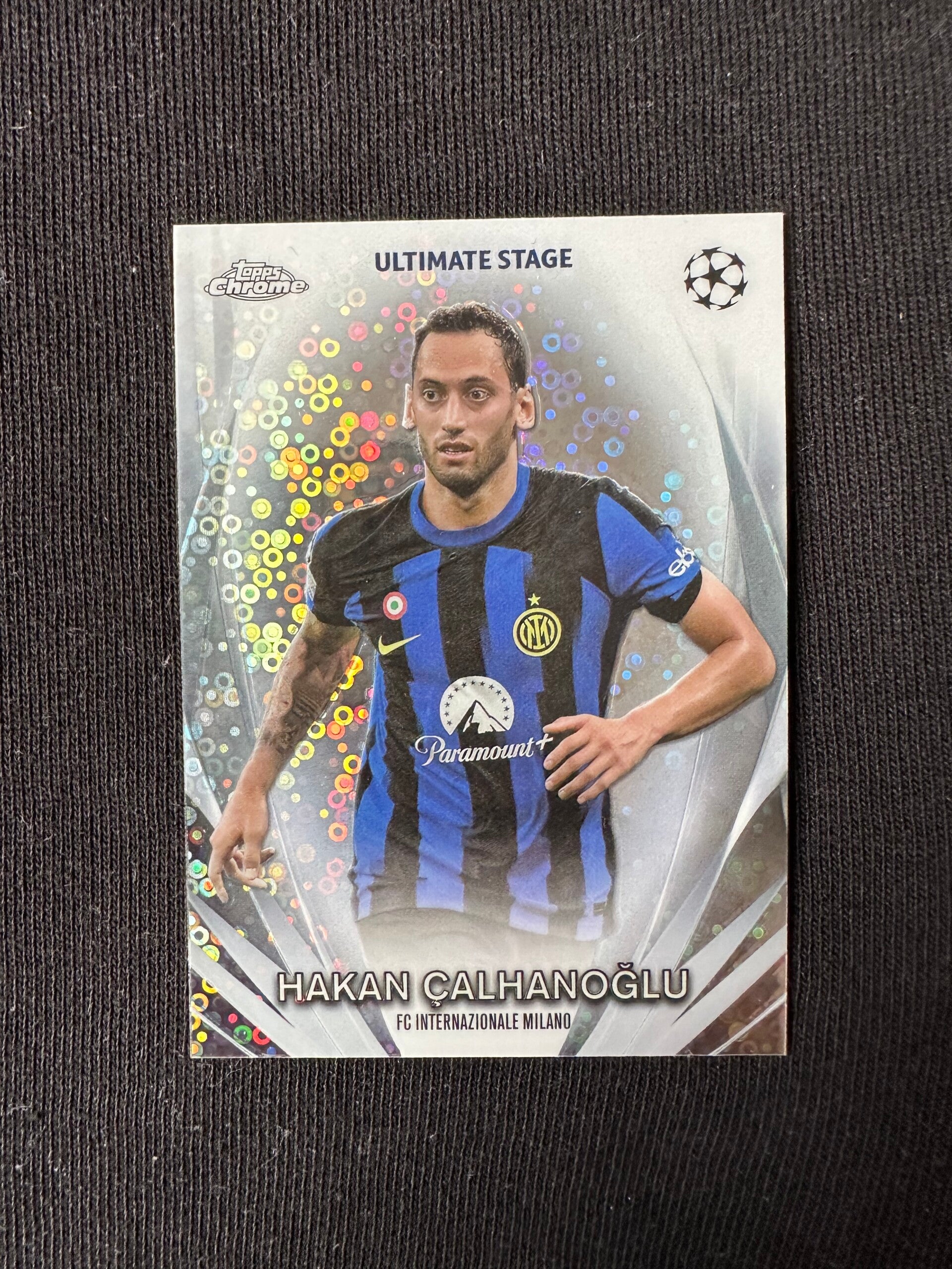 Hakan Çalhanoğlu Topps Chrome UEFA 2023/24 Ultimate Stage #USC-28