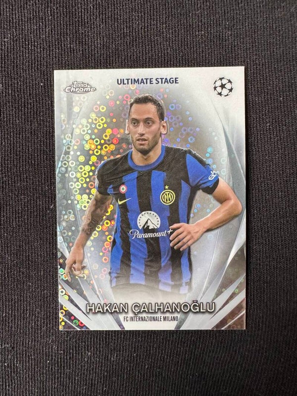 Hakan Çalhanoğlu Topps Chrome UEFA 2023/24 Ultimate Stage #USC-28