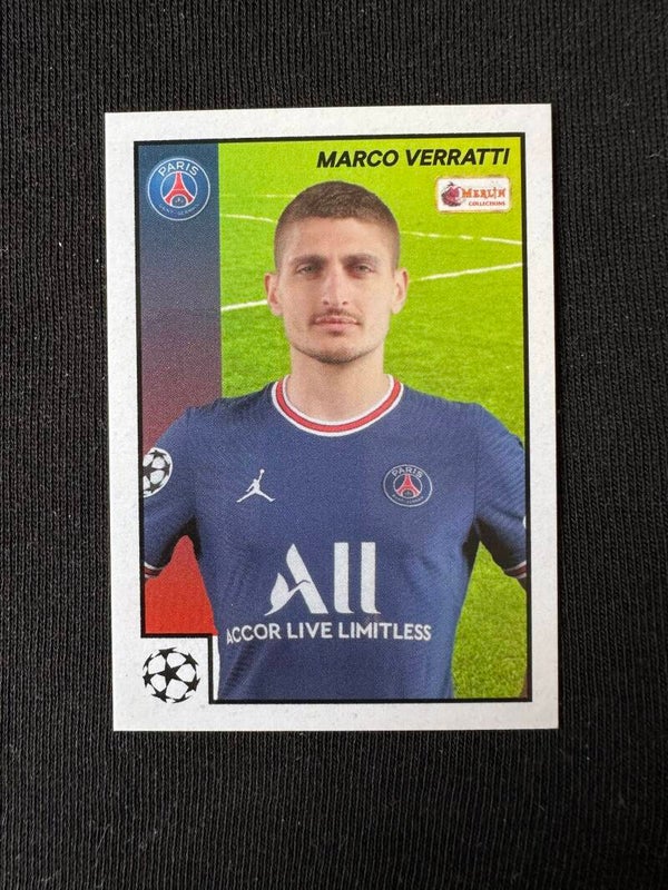 Marco Verratti Topps Merlin Heritage 97 2022 #09 PSG