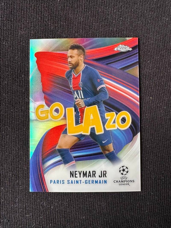 Neymar Jr. Topps Chrome UEFA CL 2021 Golazo Refractor #GOL-N PSG