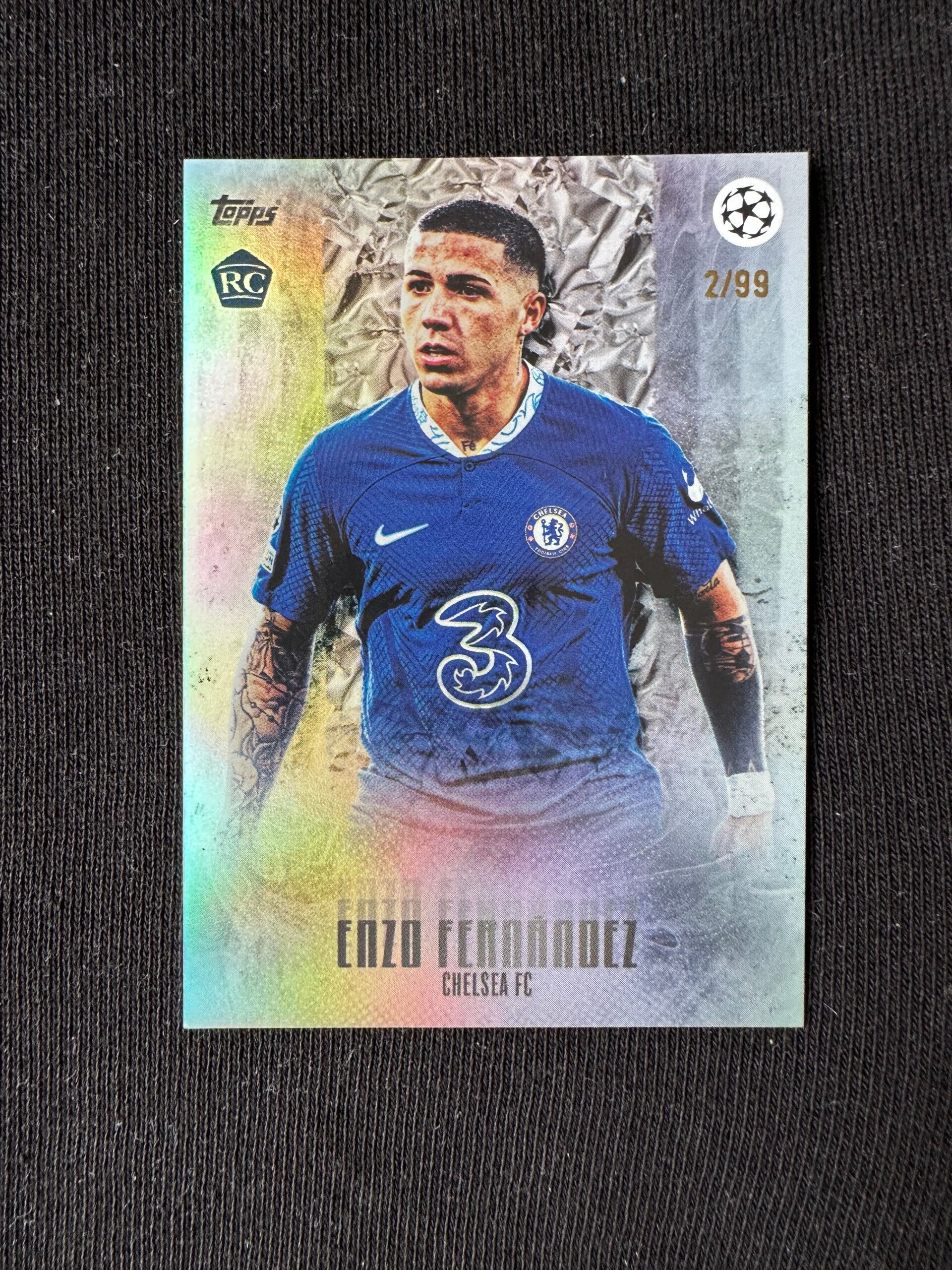 Enzo Fernández Rookie /99 Topps UEFA Champions League 2023