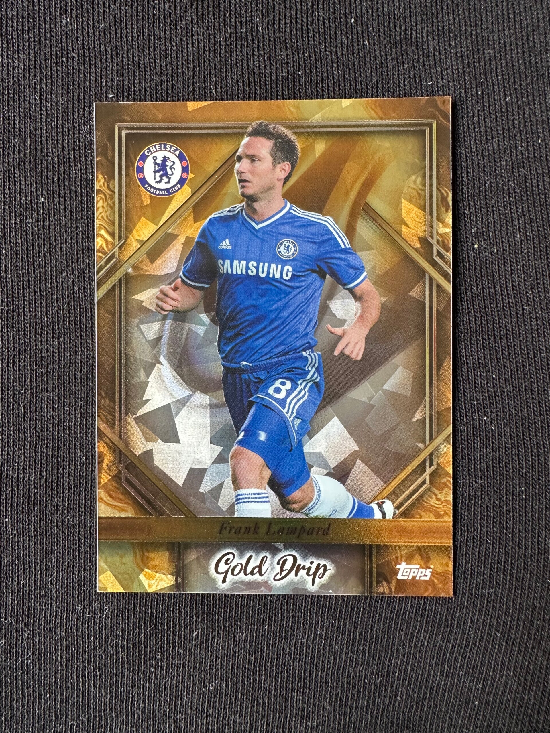 Frank Lampard Topps Team Set 2023/24 Gold Drip Cracked Ice #46