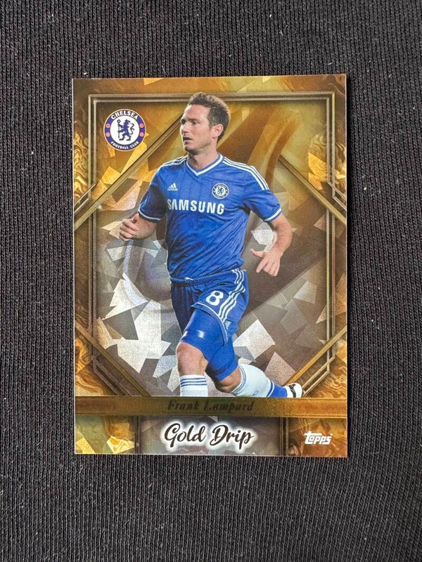 Frank Lampard Topps Team Set 2023/24 Gold Drip Cracked Ice #46